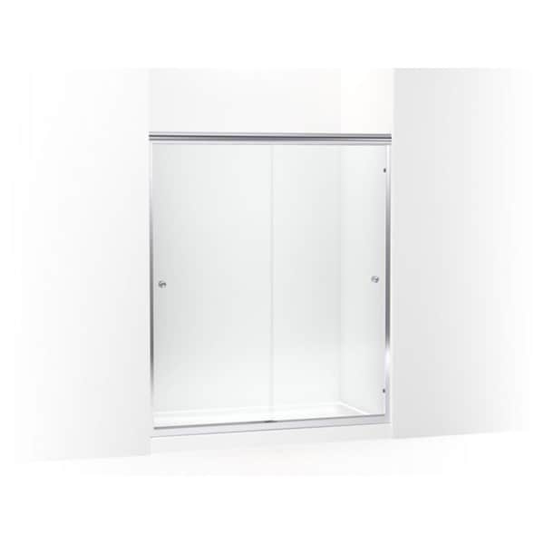 Sterling Finesse Frameless Sliding Shower Door 54-5/8"-59-5/8" W X 70-1/16" H 5477-59S-G05 - main